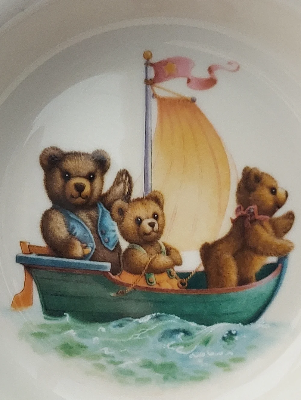 Vintage Lenox China Bears Heirloom Collection 3 Piece Set